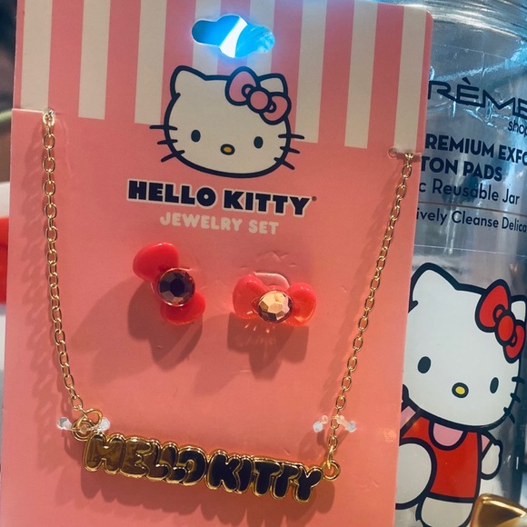 Sanrio Hello Kitty necklace and earrings set. - Picture 2 of 12